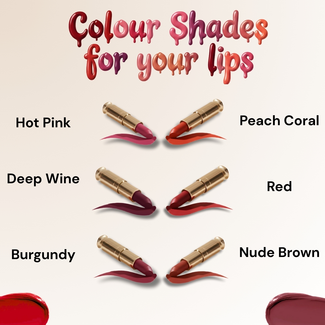 Sogno Luxury Peach Coral Bullet Lipstick | Organic, Plant Based Pigmented Formula (4.2 g) - Image 5