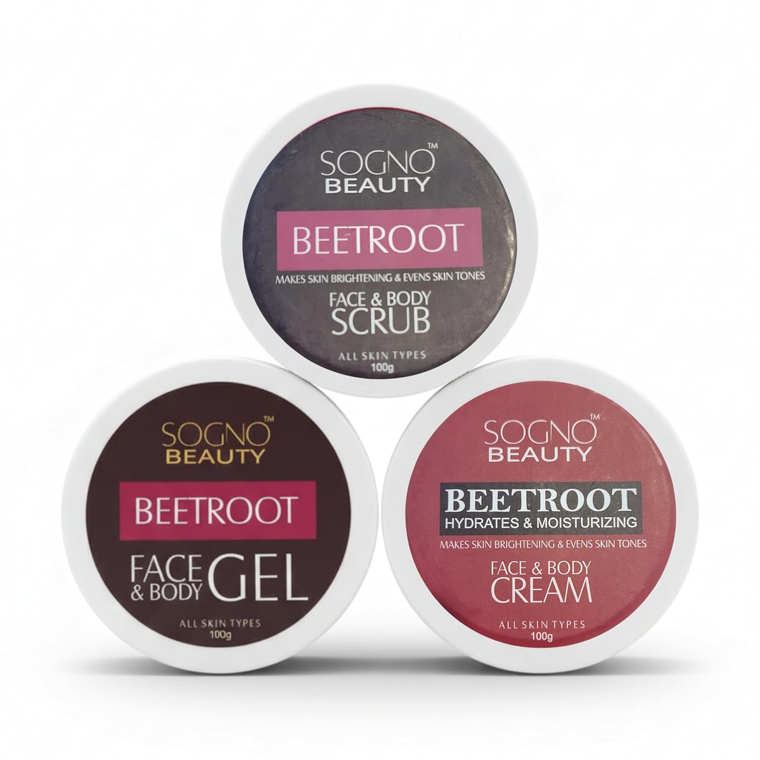 Sogno Beauty Beetroot Glow Combo – Bright, Smooth & Hydrated Skin