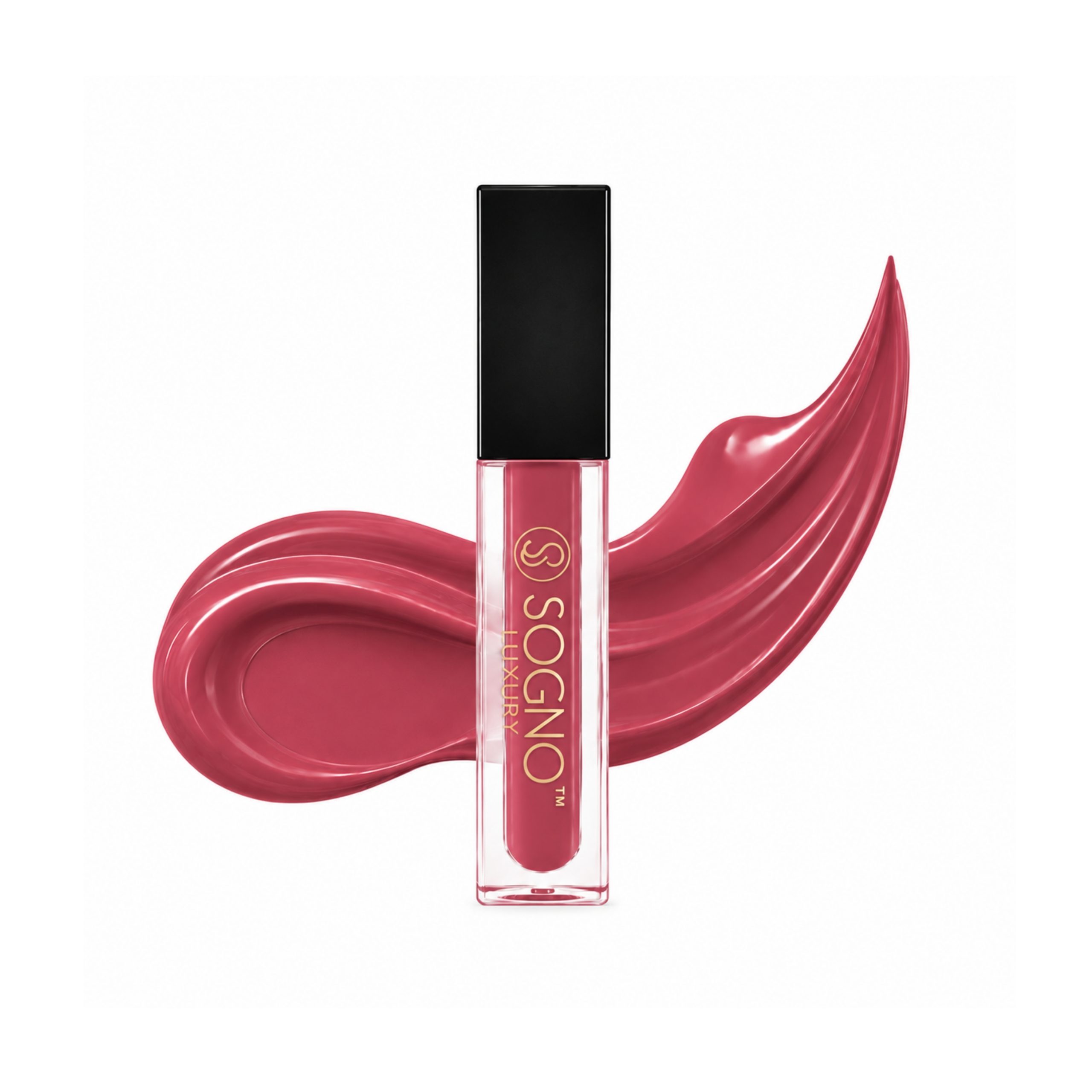 Sogno Luxury Hyaluronic Acid Matte Liquid Lipstick – Pink Mirage, 4g